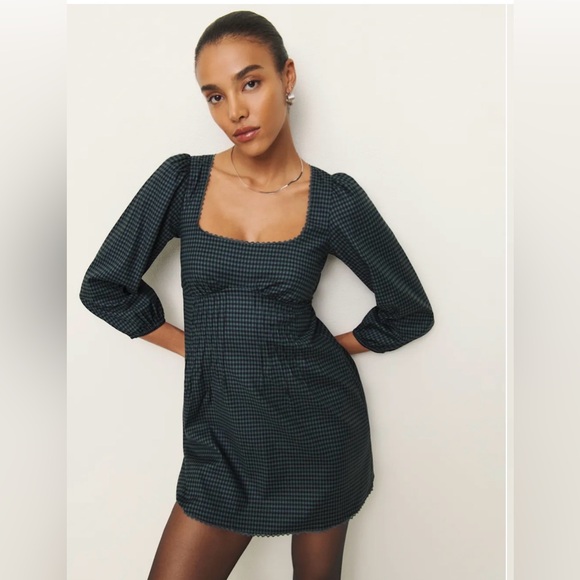 Reformation Dresses & Skirts - Reformation Miara Dress in Dark Slate - Size XL